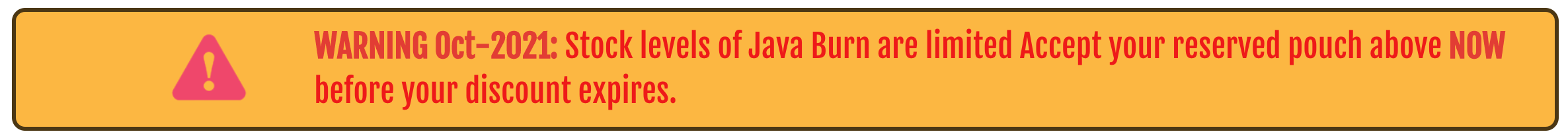 Java Burn coffee